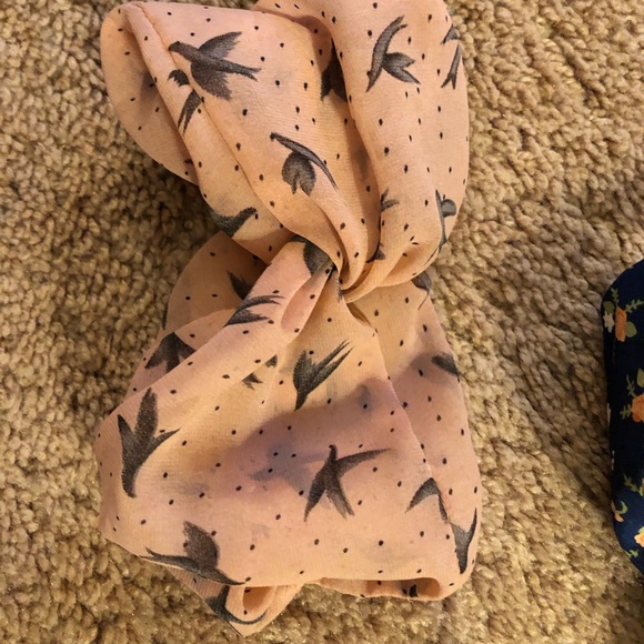 Two Headbands Flowers and Birds - Picture 1 of 4